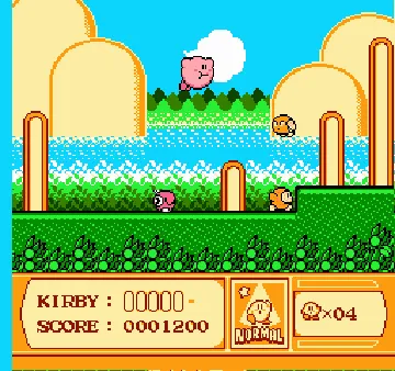 Kirby's Adventure (USA) screen shot game playing